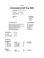 Kreismeisterschaft Trap 2009 - KSSV-Boerde