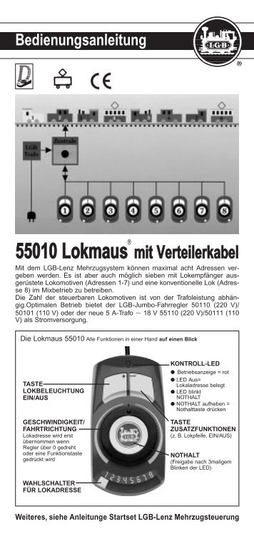 55010 Lokmaus mit Verteilerkabel - Champex-Linden