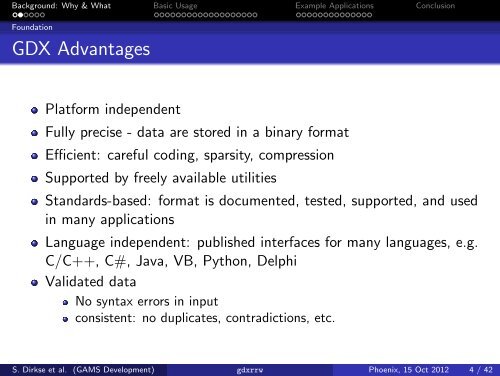 gdxrrw: Exchanging Data Between GAMS and R