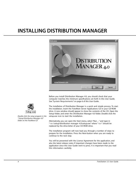 Distribution Manager 4.0 User Guide - FotoWare