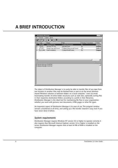 Distribution Manager 4.0 User Guide - FotoWare