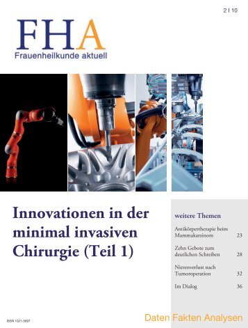 Innovationen in der minimal invasiven Chirurgie (Teil 1)