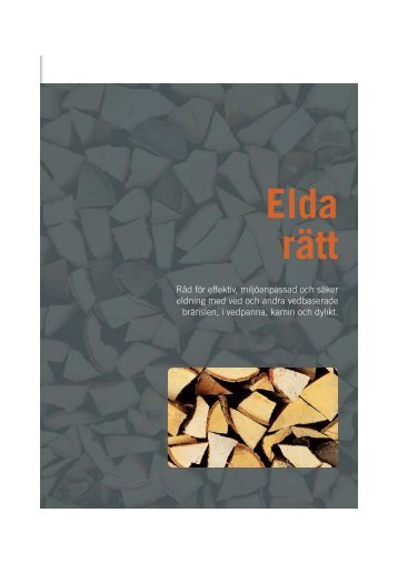 Elda rätt - Naturvårdsverket