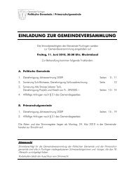 einladung zur gemeindeversammlung - Gemeinde Flurlingen