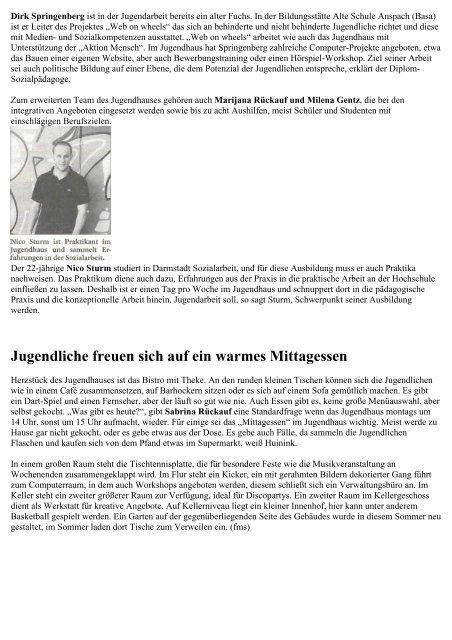 Die Taunus Zeitung zu Besuch im Neu-Anspacher ... - FWG - UBN