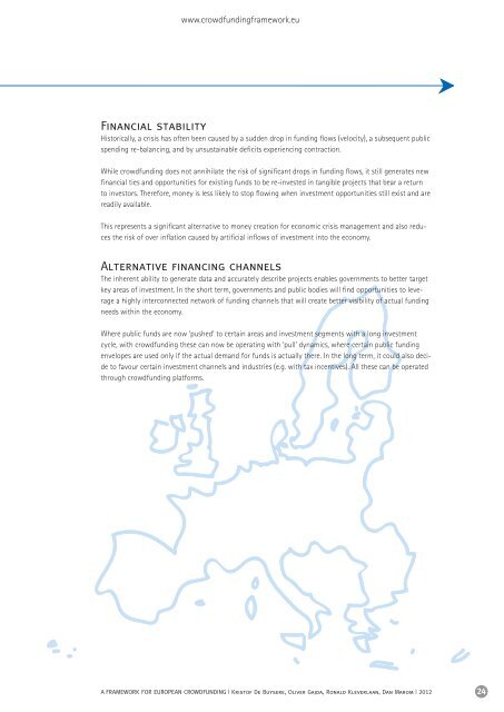 A Framework for European Crowdfunding