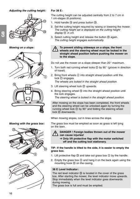 OM, Gardena, Electric Flexible Steerable Lawnmower, Art 04034-20 ...