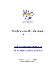 Rundschreiben Febr. 2011.pdf - Fussballverband Stadt Leipzig eV
