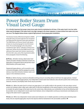 Power Boiler Steam Drum - Fossil Power Systems Inc.