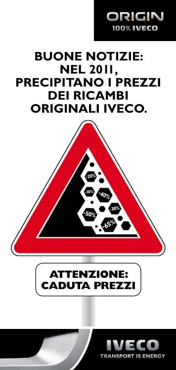 BUONE NOTIZIE: NEL 2011, PRECIPITANO I PREZZI DEI RICAMBI ...