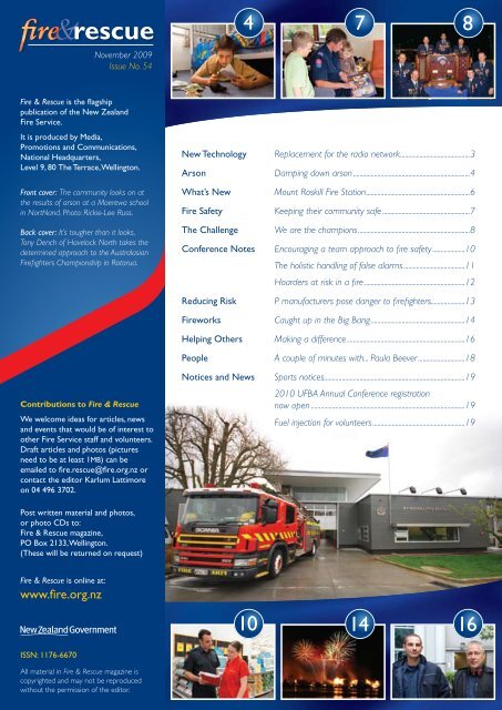 Download PDF: Issue 54 - New Zealand Fire Service