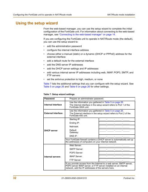 FortiGate-300A - Fortinet Technical Documentation