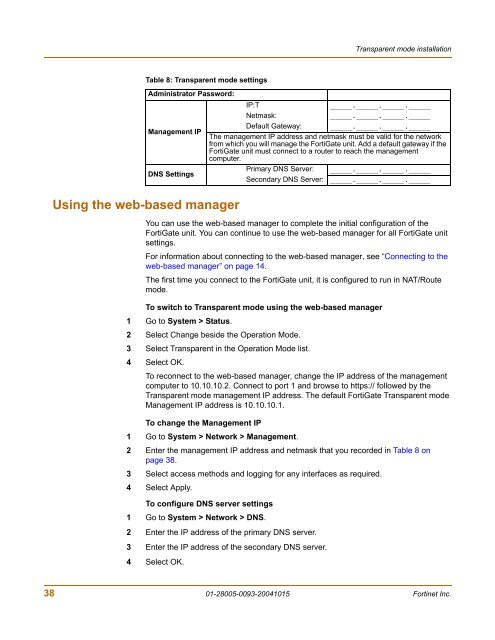 FortiGate-300A - Fortinet Technical Documentation