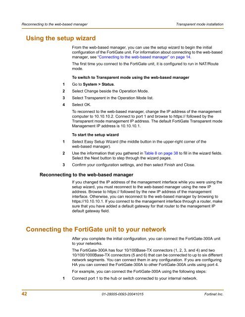 FortiGate-300A - Fortinet Technical Documentation