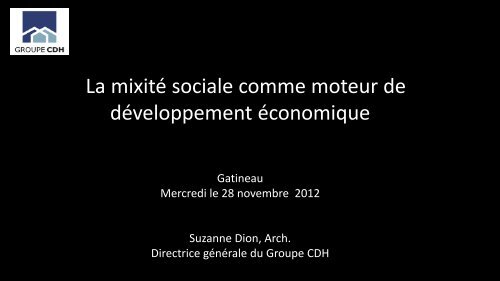 Suzanne Dion - Ville de Gatineau