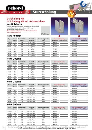 Holzmann_10_09_U-Schalung.pdf - bei FRINGS Bautechnik!