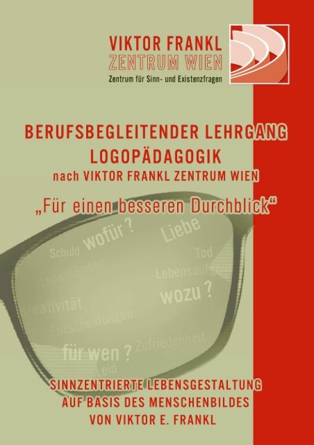 VIKTOR FRANKL ZENTRUM WIEN Lehrgangsheft