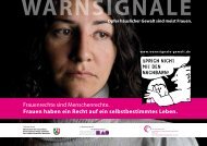 Zur Plakatkampagne - Frauen helfen Frauen