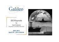 ENC 2012 GS key note - Galileo Services