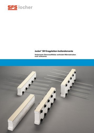 isolan® S8 Kragplatten-Isolierelemente