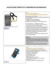 CALCOLATORE COMPATTO E TERMOMETRO DIFFERENZIALE