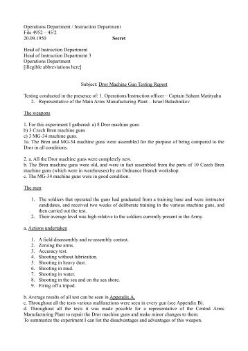 Dror MG test report Sept 1950.pdf - Forgotten Weapons