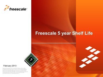 Freescale PowerPoint Template