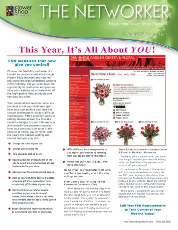 This Year, It's All About YOU! - Flower Shop Network