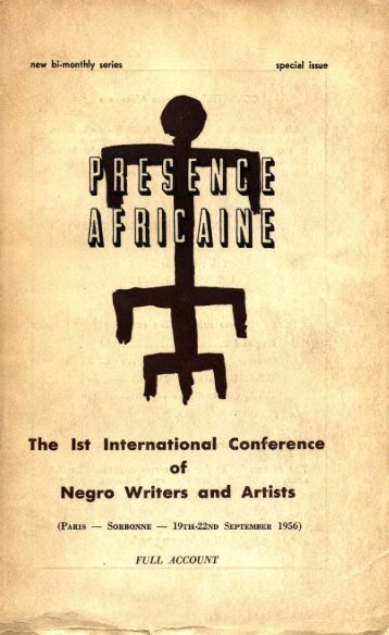 Présence Africaine - Freedom Archives