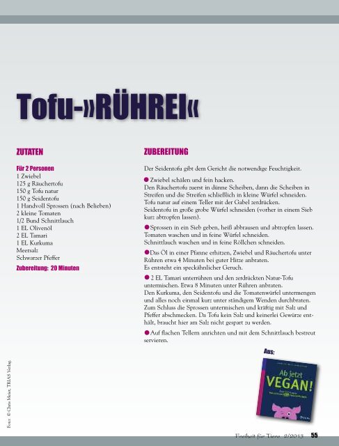 pdf-download der gesamten Ausgabe - Magazin Freiheit für Tiere