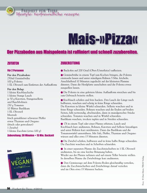 pdf-download der gesamten Ausgabe - Magazin Freiheit für Tiere