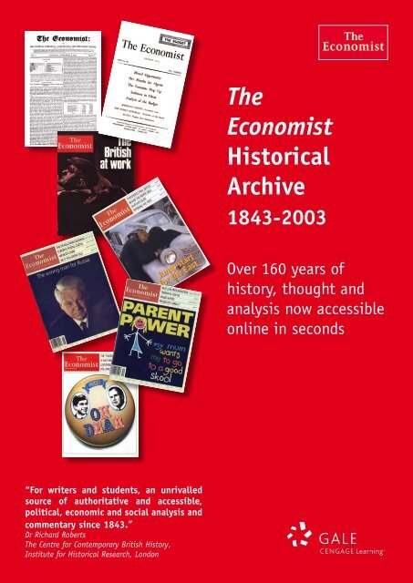 The Economist Historical Archive - Galeuk.com galeuk