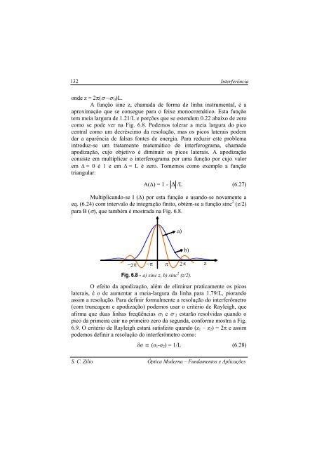 Óptica Moderna Fundamentos e aplicações - Fotonica.ifsc.usp.br ...