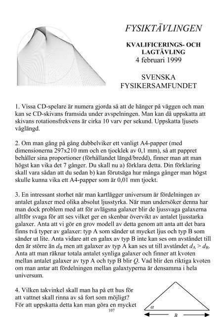 VINNANDE VETANDE - Svenska Fysikersamfundet