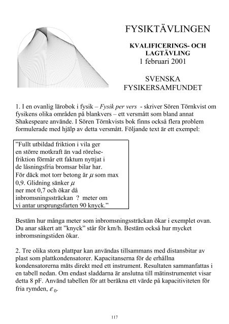 VINNANDE VETANDE - Svenska Fysikersamfundet