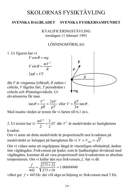 VINNANDE VETANDE - Svenska Fysikersamfundet