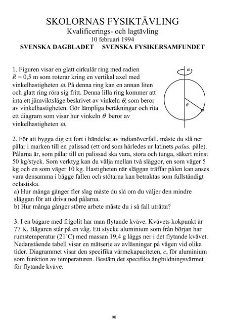 VINNANDE VETANDE - Svenska Fysikersamfundet