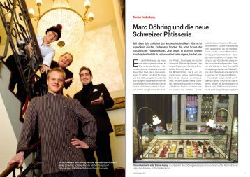 Marc Döhring und die neue Schweizer Pâtisserie GastroNews ...