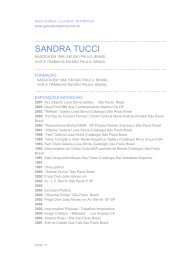 SANDRA TUCCI - Galeria Luisa Strina