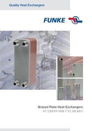 Brazed Plate Heat Exchangers Quality Heat Exchangers - Funke ...