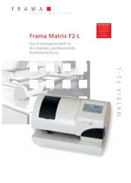 Frama F2-L - Frama Deutschland GmbH