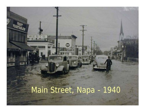 Napa River- Napa Creek Flood Protection Project Downtown Napa