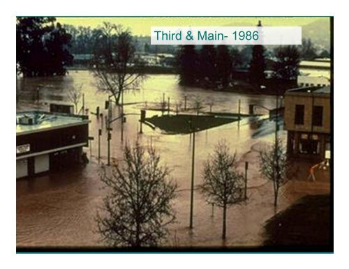 Napa River- Napa Creek Flood Protection Project Downtown Napa