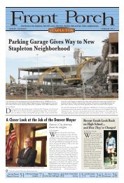 Parking Garage Gives Way to New Stapleton ... - The Front Porch