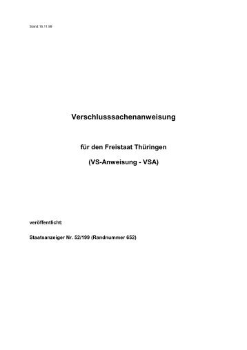 VS - Freistaat Thüringen