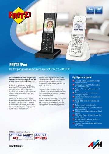 Fon MT-F and M2 - Fritz!