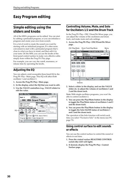 M50 Owner's Manual - Korg