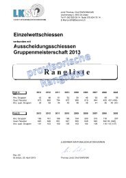 Resultate 1. Runde