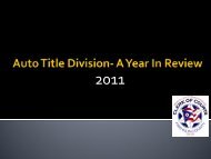 Auto Title Year in Review - Franklin County, Ohio