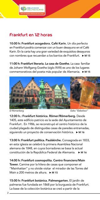 Fan Guide Frankfurt am Main - Tourismus und Congress GmbH